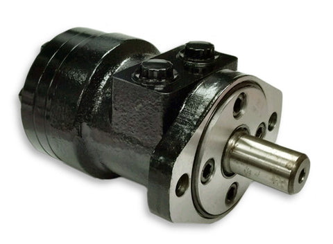 LSHT Hydraulic Motor - 3.15 in³/rev - SAE "A" 2-bolt - 1" Woodruff - NPT Ports - BMRS-50-H2-K-P