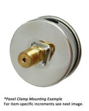 2.5" Gauge - Center Back (30"Hg - 0 psi) - Liquid-filled - CF1V-000D