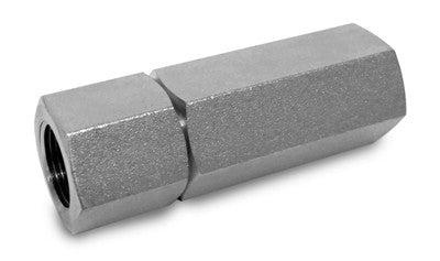 In-Line Check Valve - Hard Seat Seal - 3/8" NPT FxF - 65 lb crack - HSP-1000-3-65