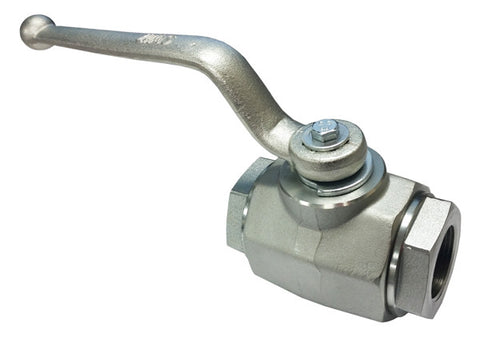 High Pressure 2-way Ball Valve, SAE-24 Female Ports - DB2-24-SAE